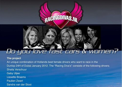Nieuwe website Racing Diva's